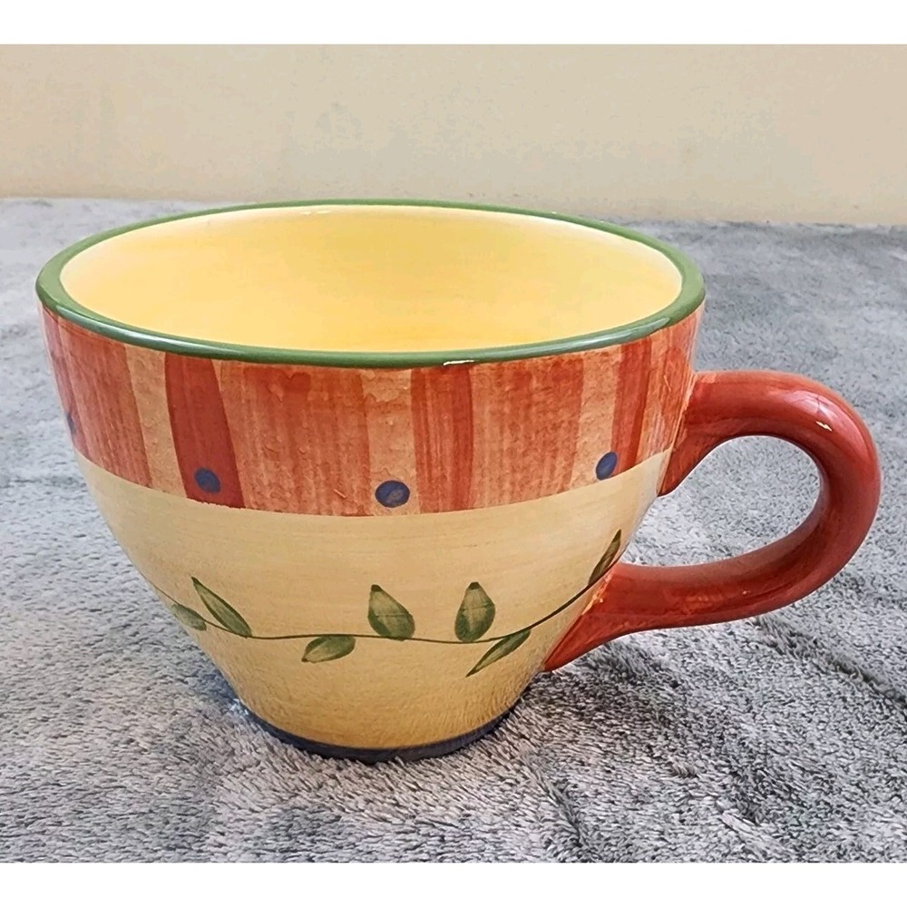 Pfaltzgraff Napoli Soup Mug Coffee Cup Large Hand Painted 16 Oz French Country